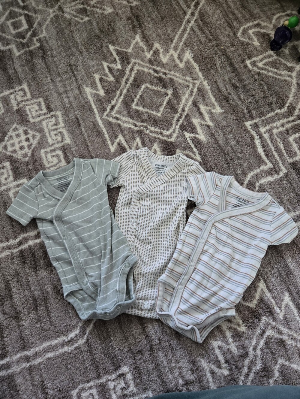 Carter's Newborn Set Of 3 Onsie